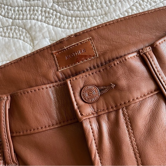 NWT - MOTHER - The Mid Rise Dazzler Ankle Pant - Friar Brown - Picture 6 of 14